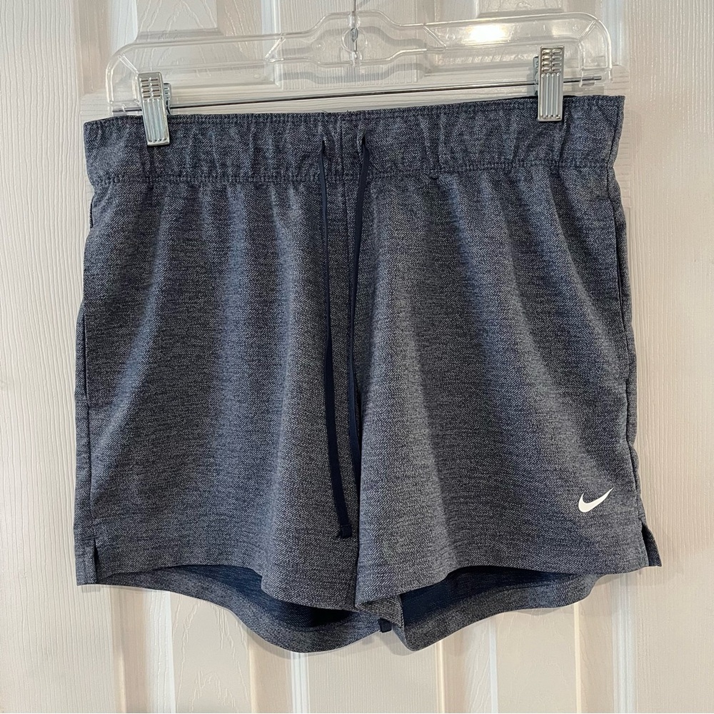 Nike Women's Dark Gray Dri Fit Elastic Waist Athletic Shorts. Size Small